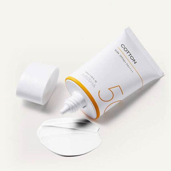 Missha All Around Safe Block Cotton Sun SPF50+ - Image 4