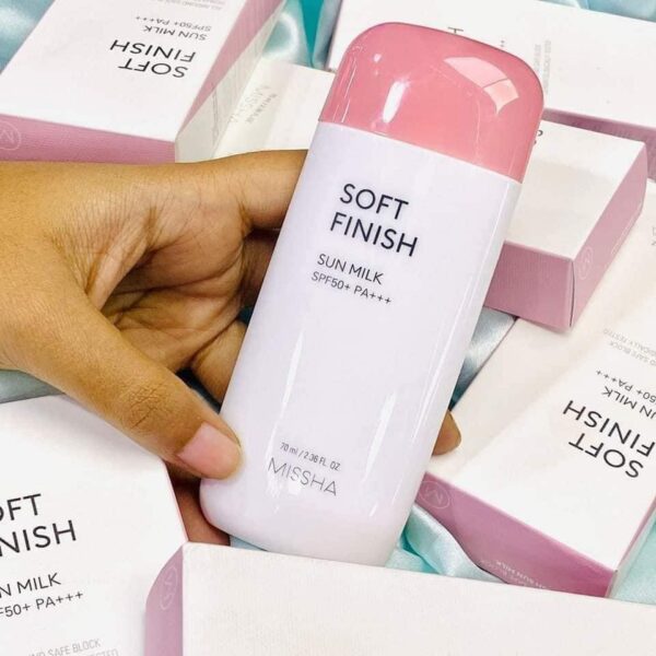 MISSHA Soft Finish Sun Milk SPF50+ PA+++ 70ml - Image 2